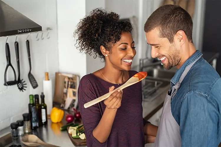 A couple going through fertility treatment and working on a great relationship